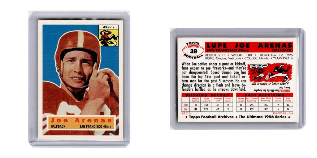 1994 Topps Archives 1956 Series Joe Arenas 49ers #38