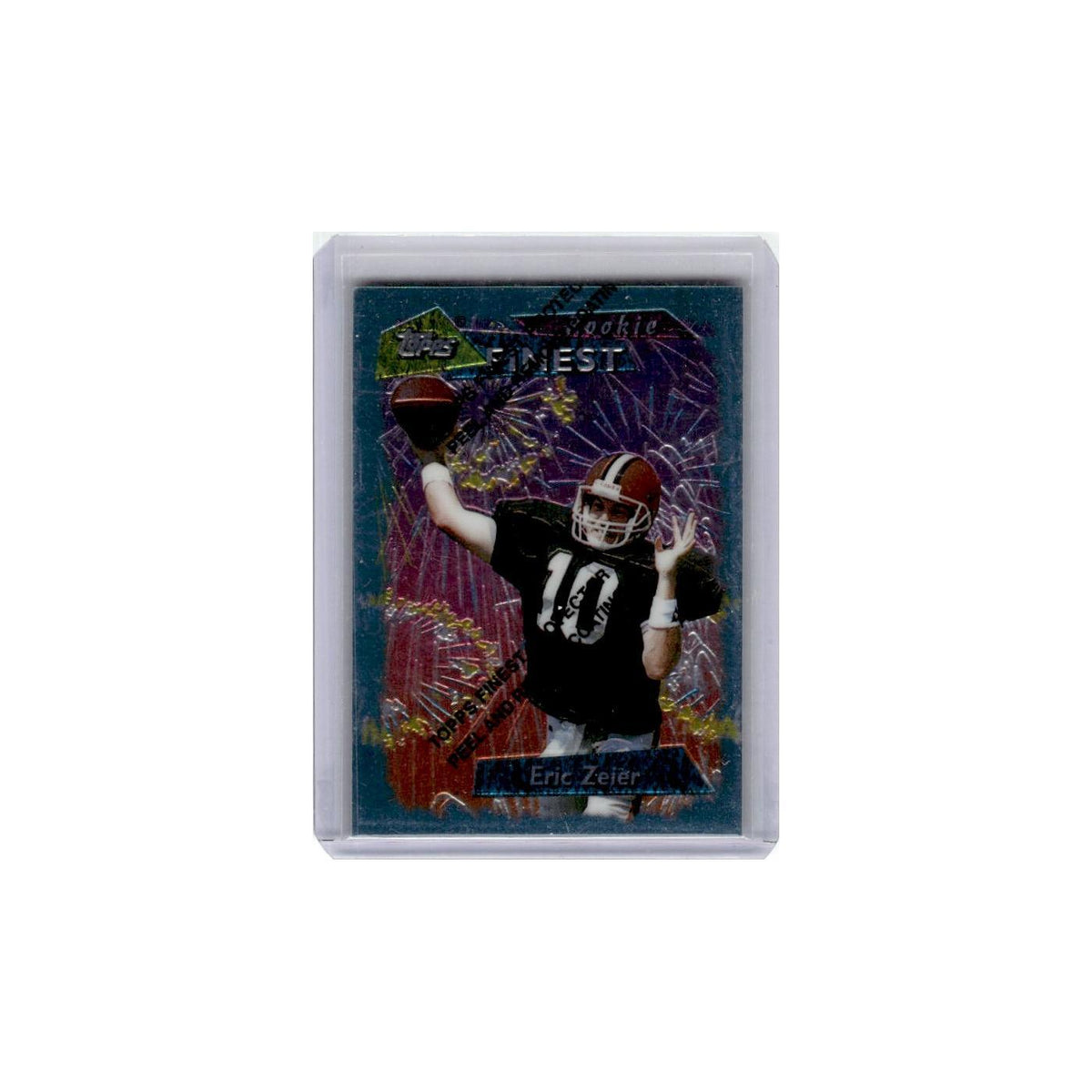 1995 Finest Eric Zeier RC Browns #248
