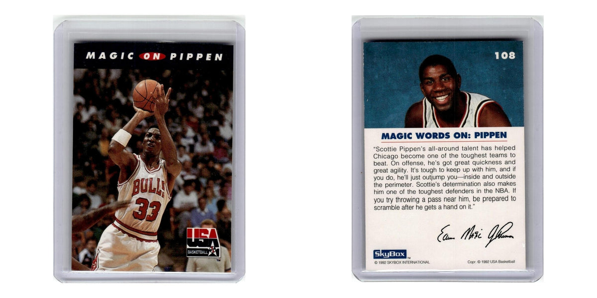 1992 SkyBox USA Magic on Pippen Bulls #108
