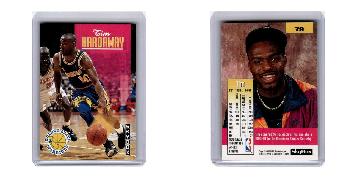 1992 SkyBox Tim Hardaway Golden State Warriors #79