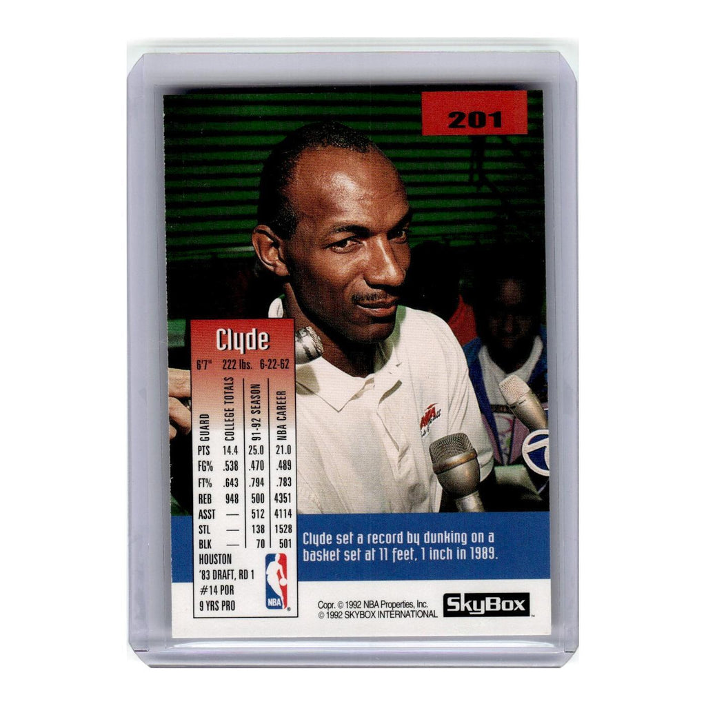 1992 SkyBox Clyde Drexler Blazers #201