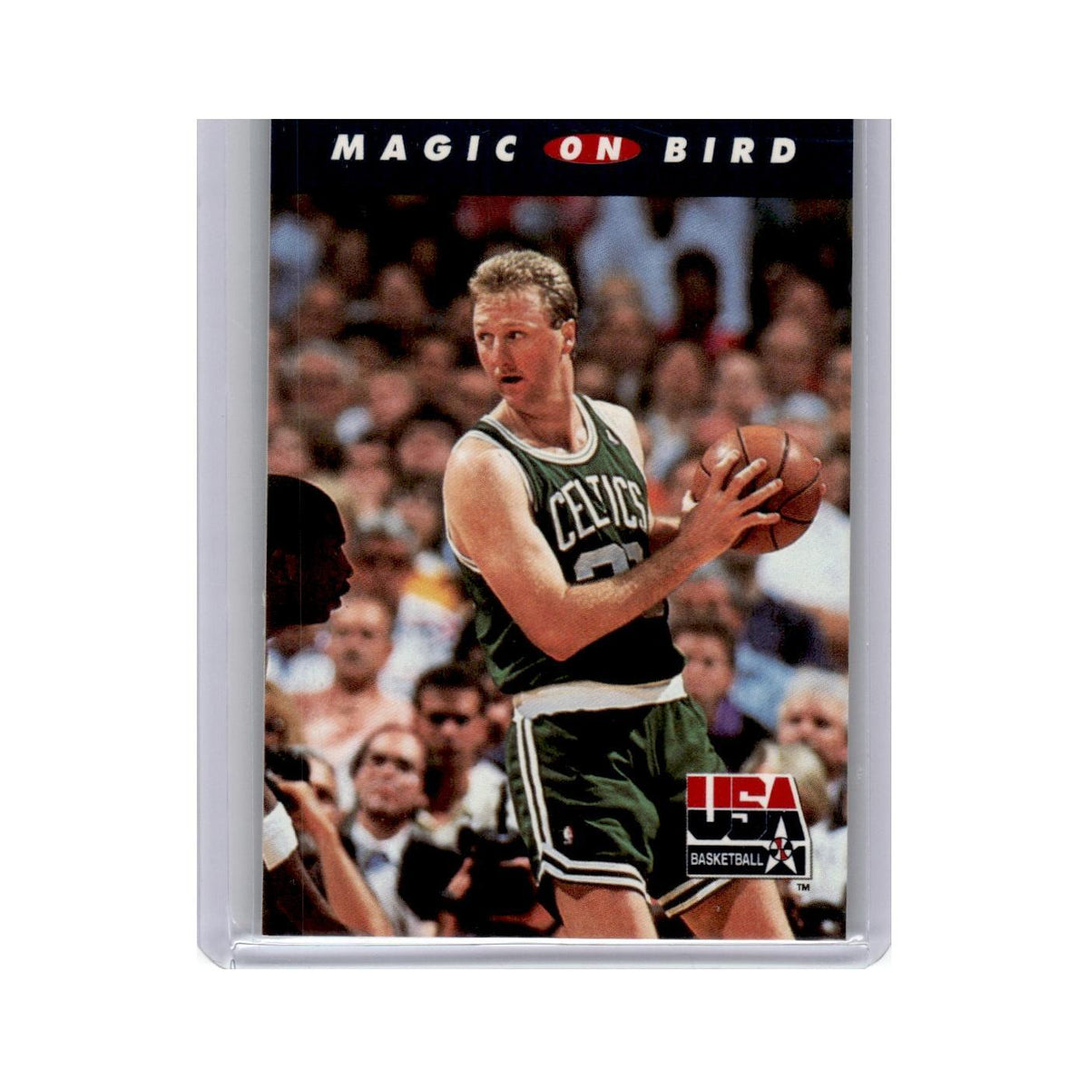 1992 SkyBox USA Magic on Bird Celtics #102