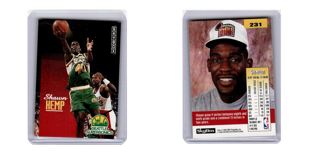 1992 SkyBox Shawn Kemp Seattle SuperSonics #231