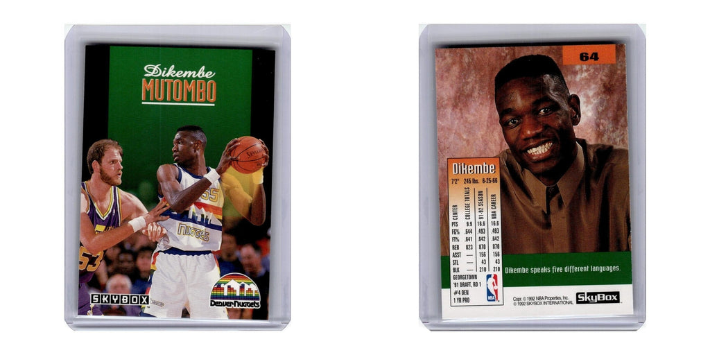 1992 SkyBox Dikembe Mutombo Nuggets #64