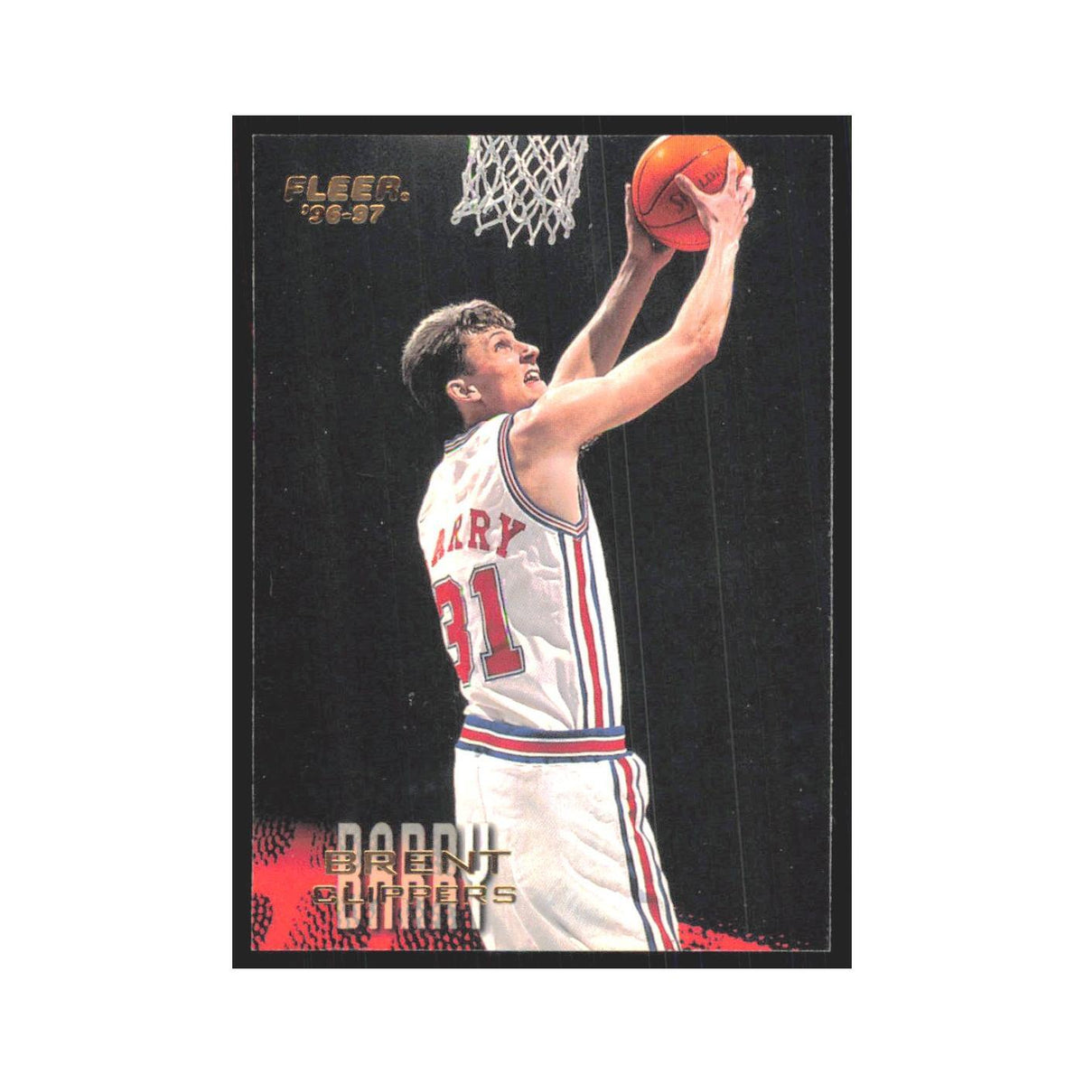 1996 Fleer Brent Barry Clippers #48