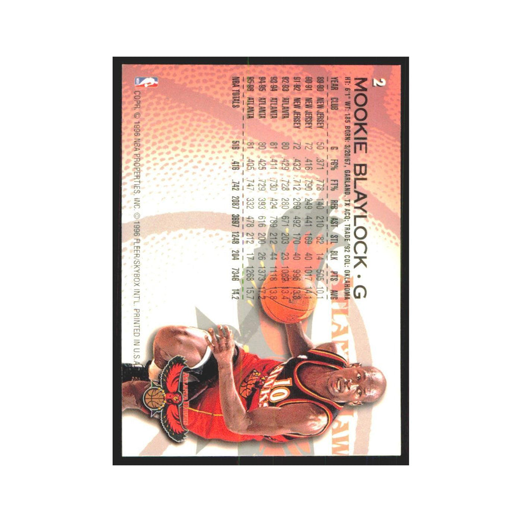 1996 Fleer Mookie Blaylock Hawks #2
