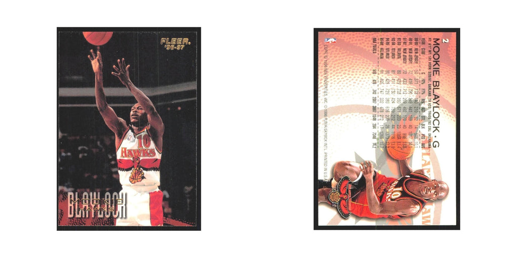 1996 Fleer Mookie Blaylock Hawks #2