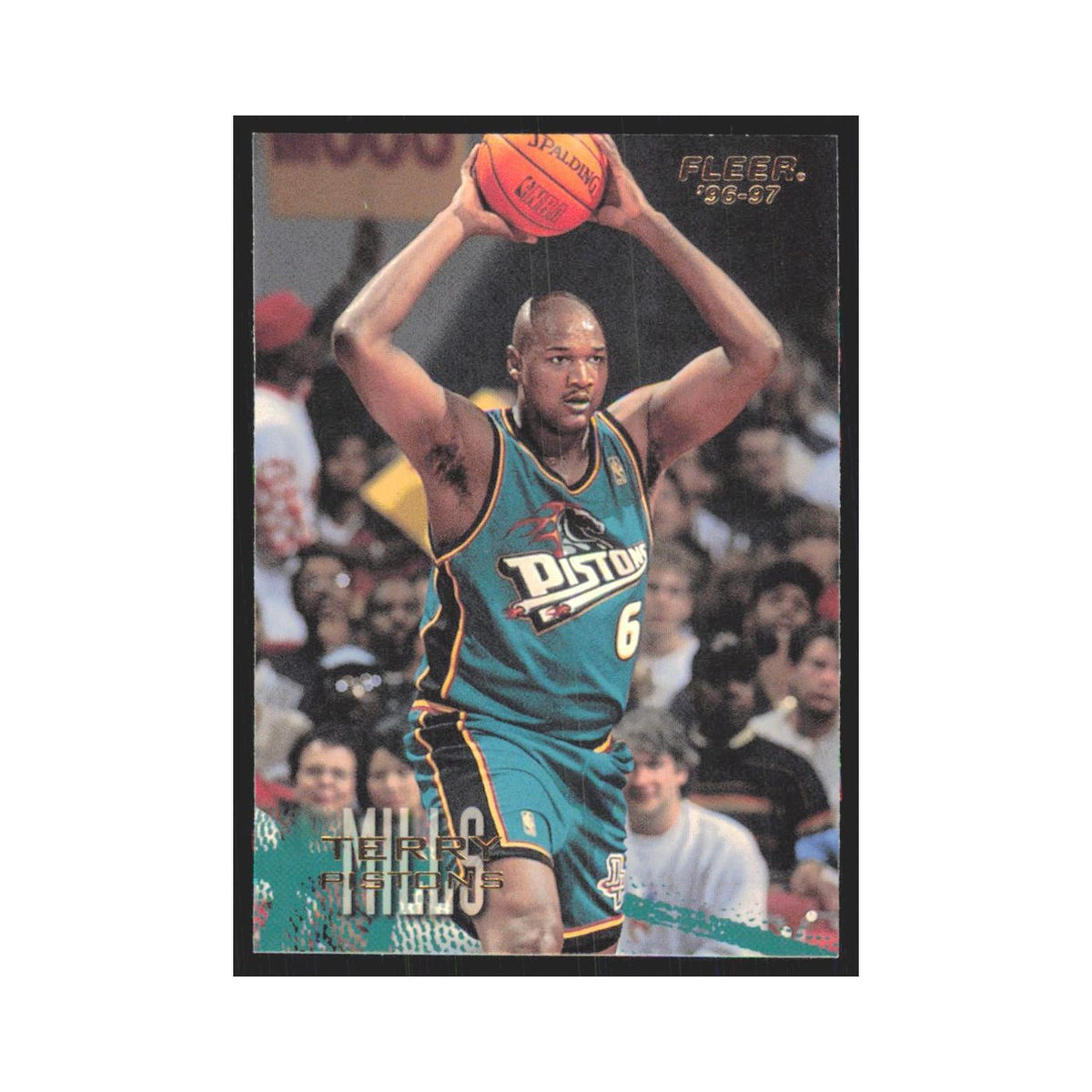 1996 Fleer Terry Mills Pistons #182