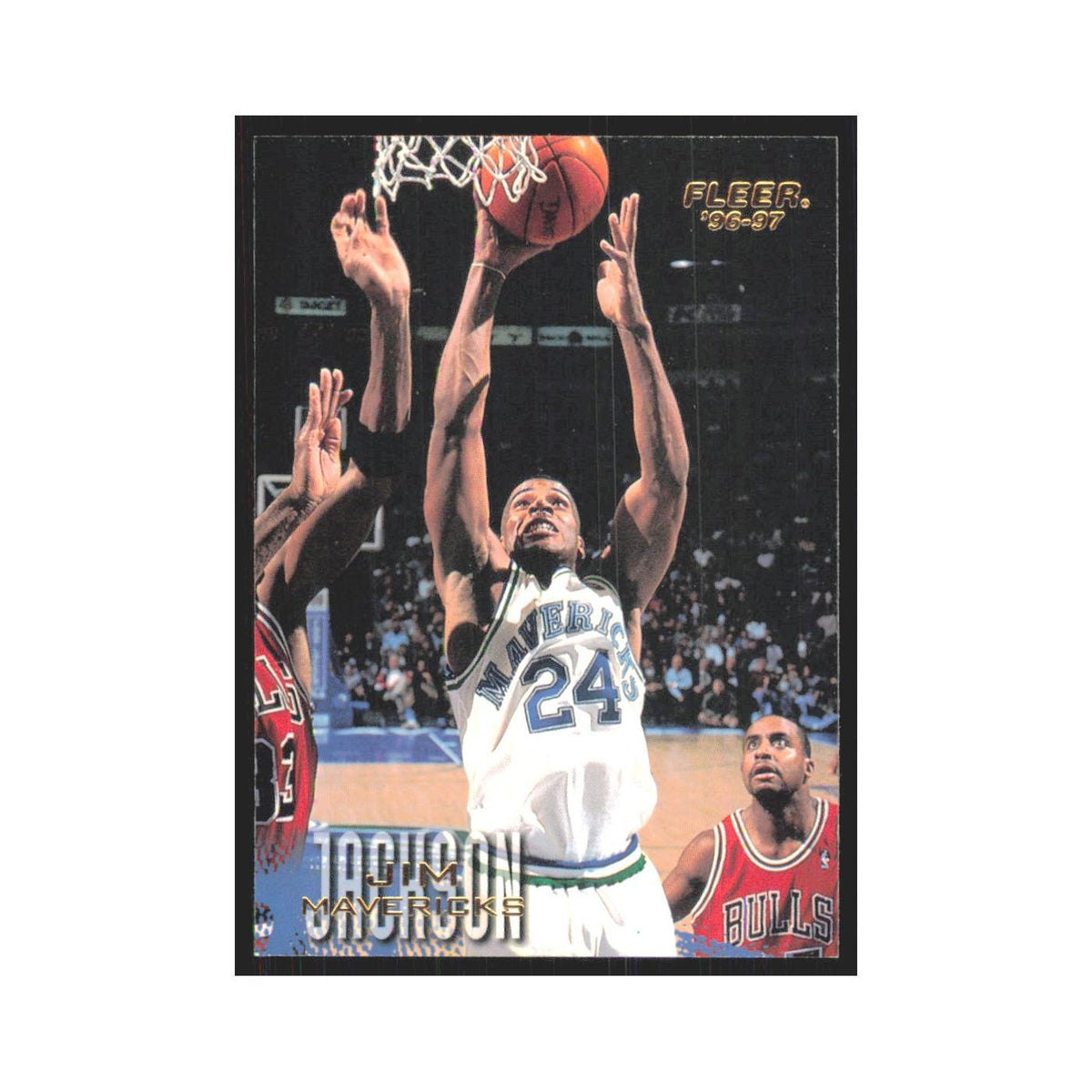1996 Fleer Jim Jackson Mavericks #21