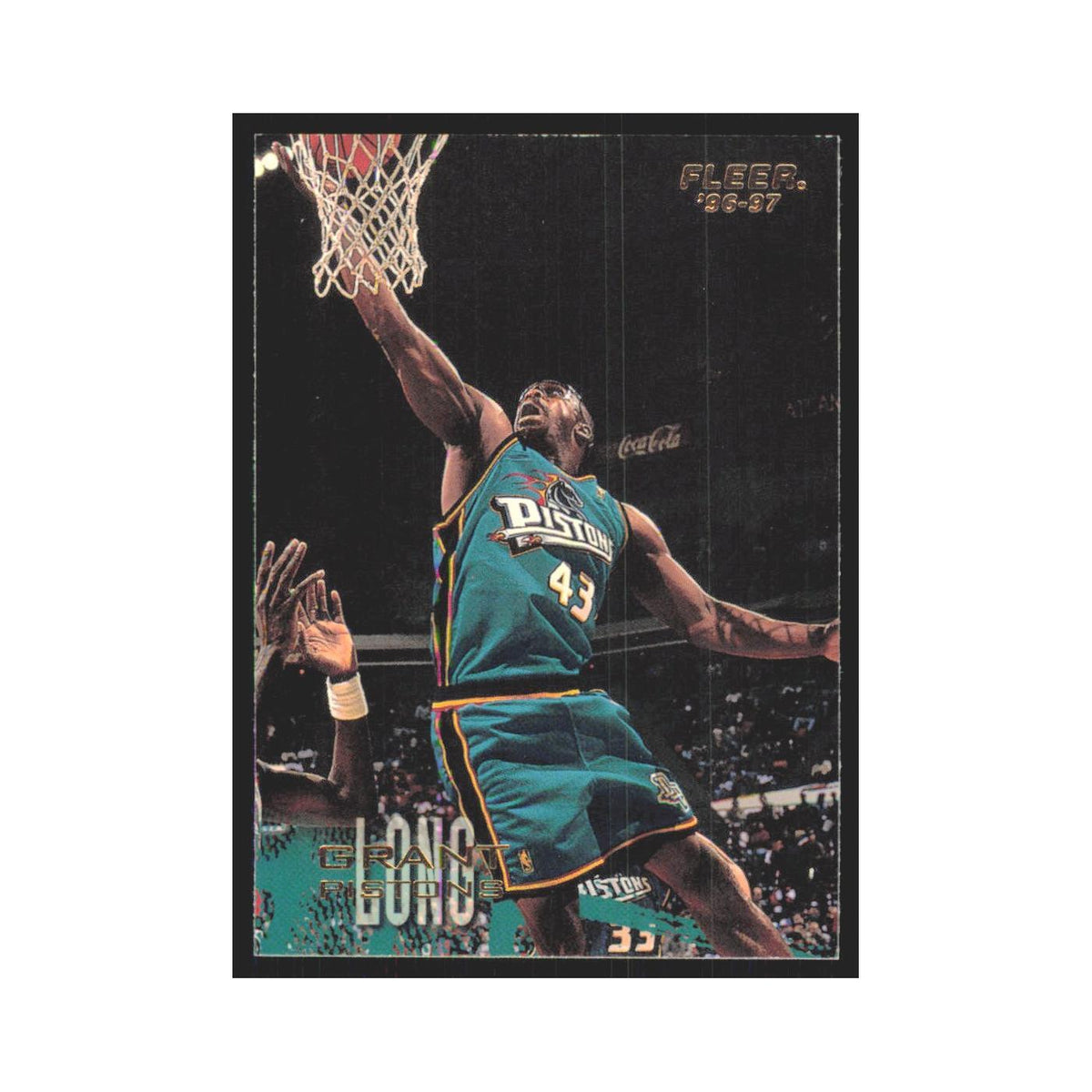 1996 Fleer Grant Long Pistons #181