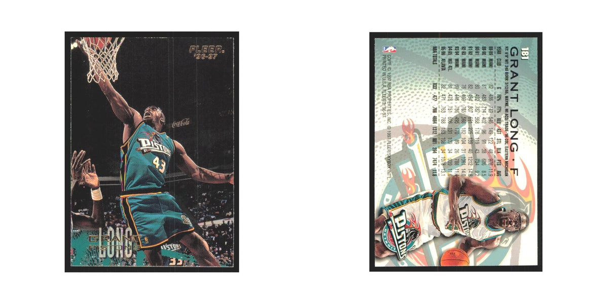 1996 Fleer Grant Long Pistons #181