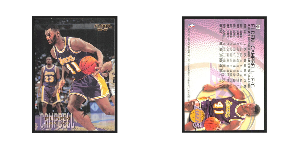 1996 Fleer Elden Campbell Lakers #52