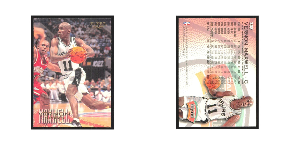 1996 Fleer Vernon Maxwell Spurs #248