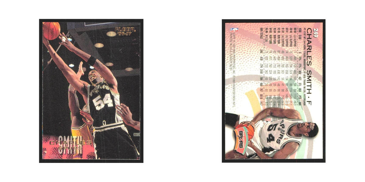 1996 Fleer Charles Smith Spurs #249