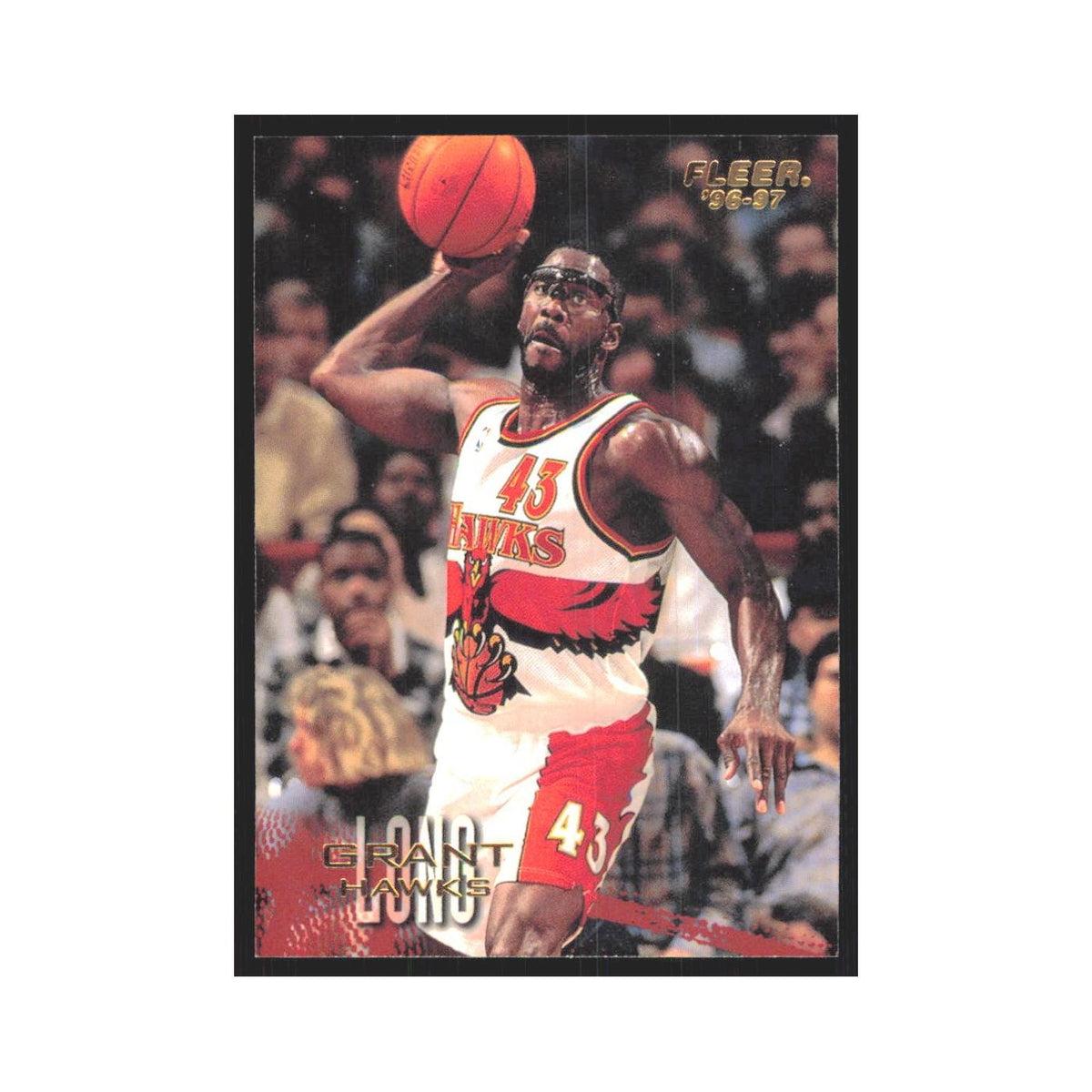 1996 Fleer Grant Long Hawks #4