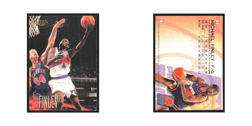 1996 Fleer Michael Finley Suns #86