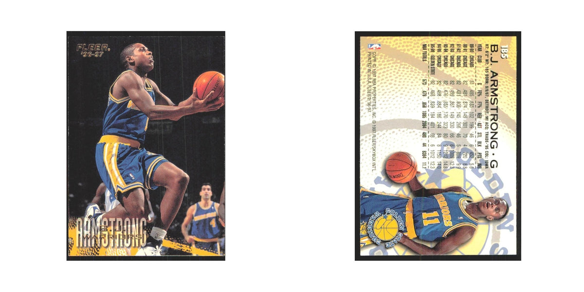 1996 Fleer B.J. Armstrong Golden State Warriors #185