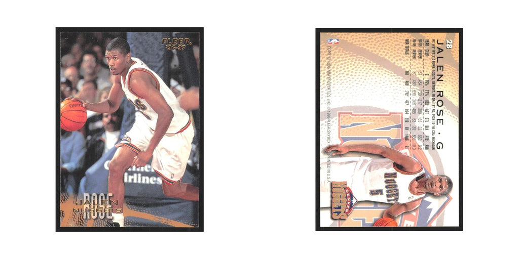 1996 Fleer Jalen Rose Nuggets #28