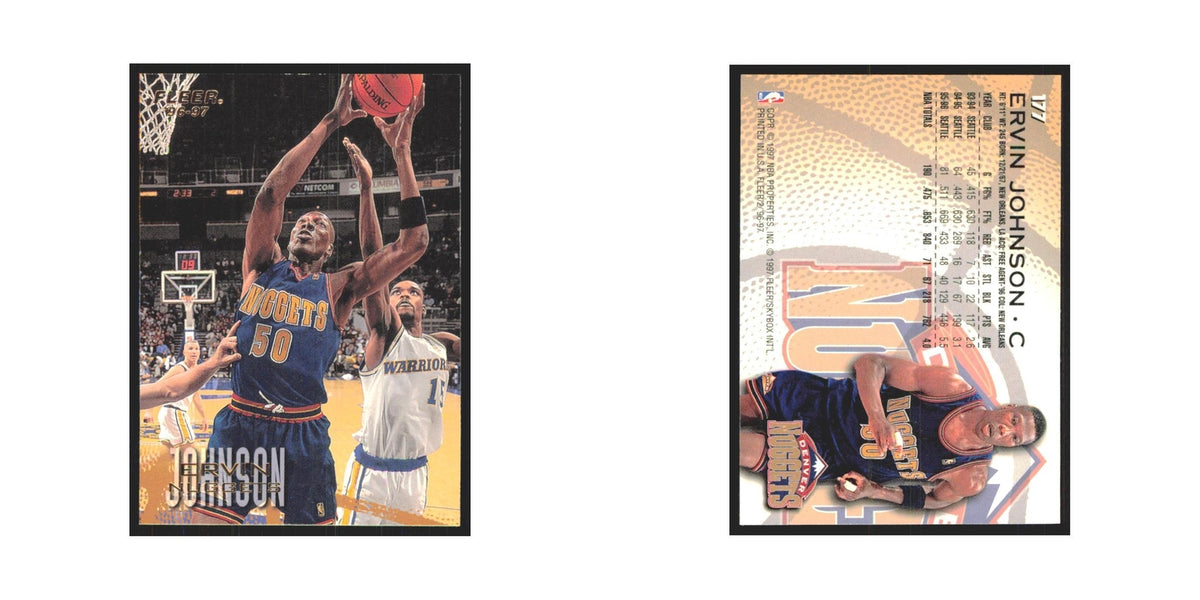 1996 Fleer Ervin Johnson Nuggets #177