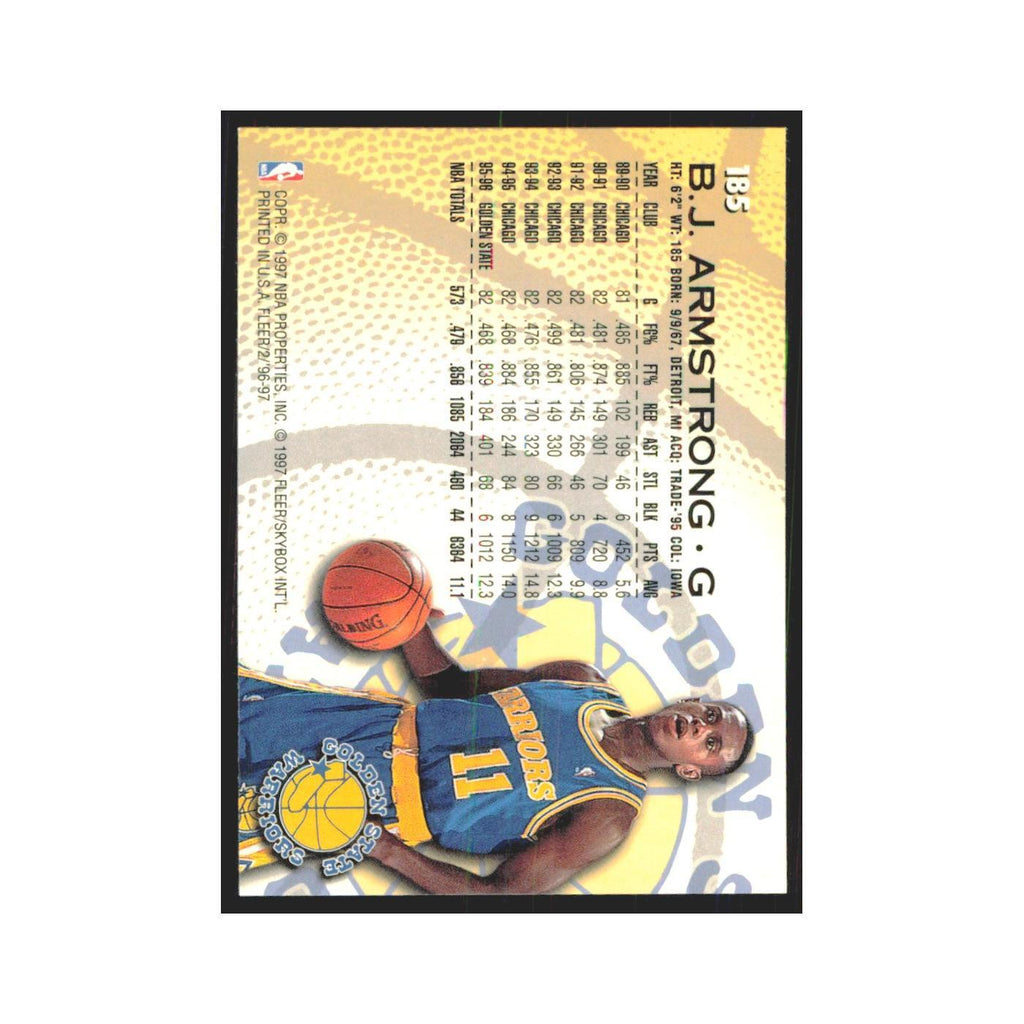 1996 Fleer B.J. Armstrong Golden State Warriors #185