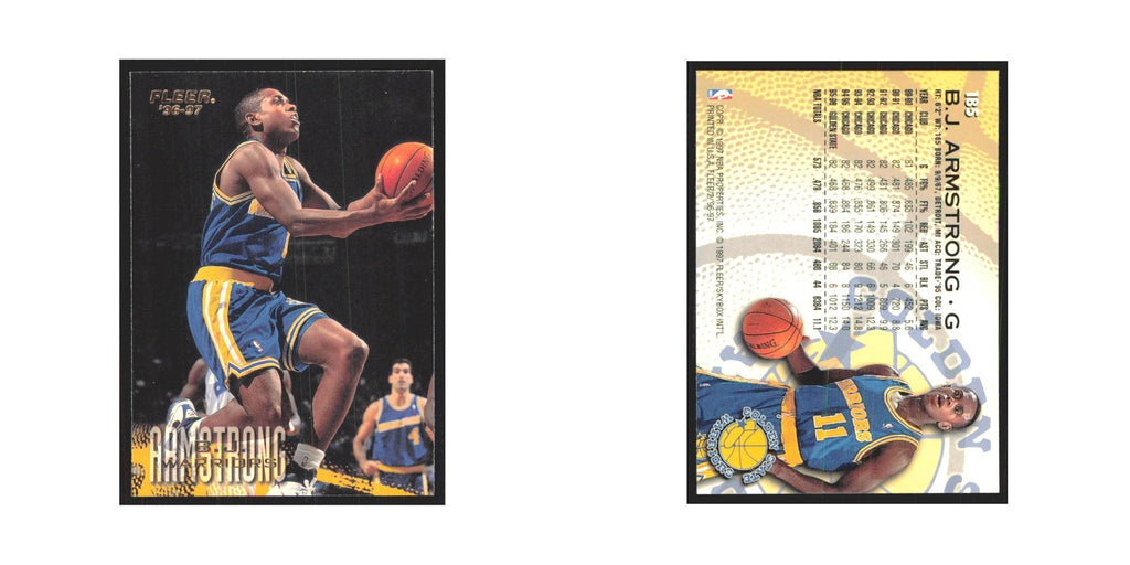 1996 Fleer B.J. Armstrong Golden State Warriors #185