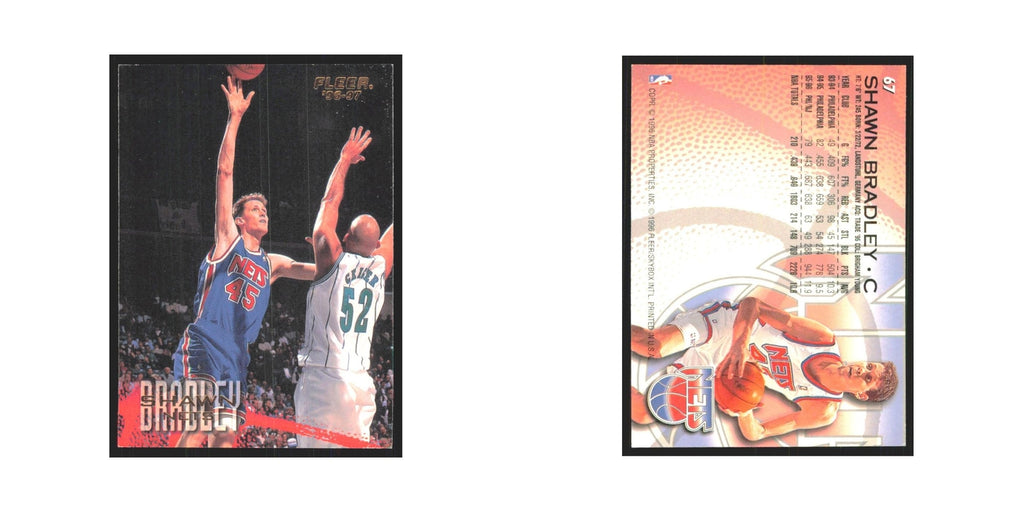 1996 Fleer Shawn Bradley Nets #67