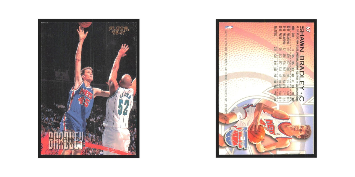 1996 Fleer Shawn Bradley Nets #67