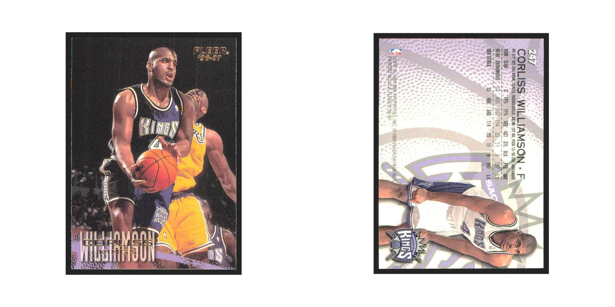 1996 Fleer Corliss Williamson Kings #247