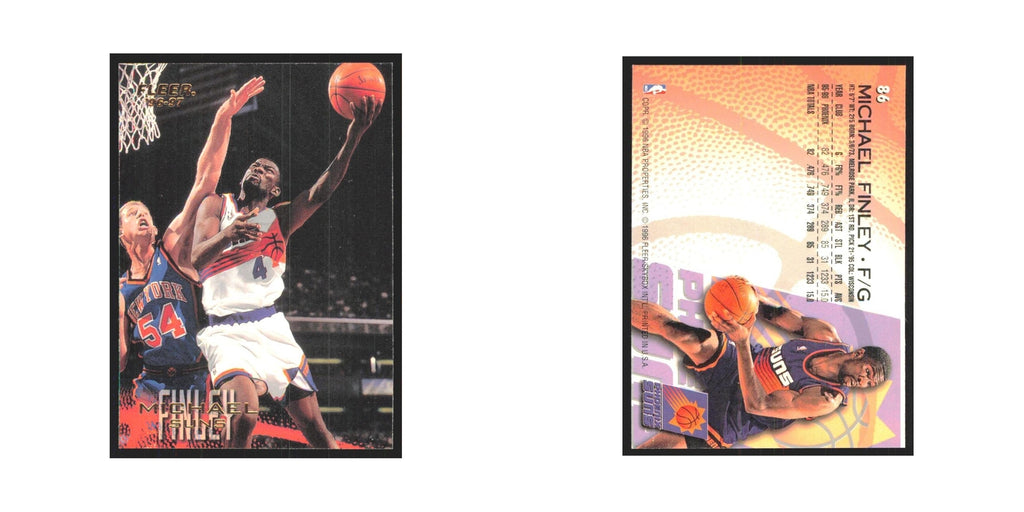 1996 Fleer Michael Finley Suns #86