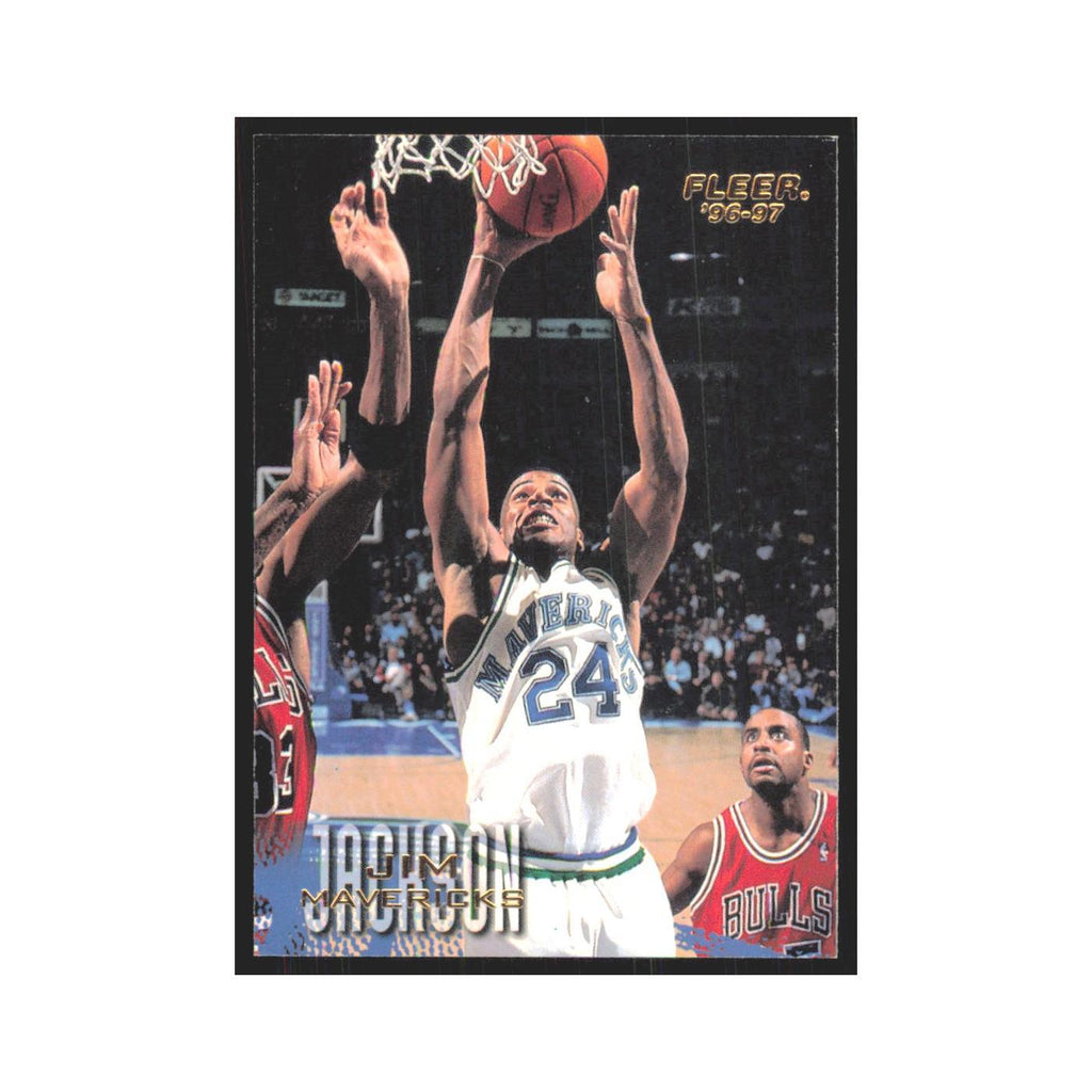 1996 Fleer Jim Jackson Mavericks #21