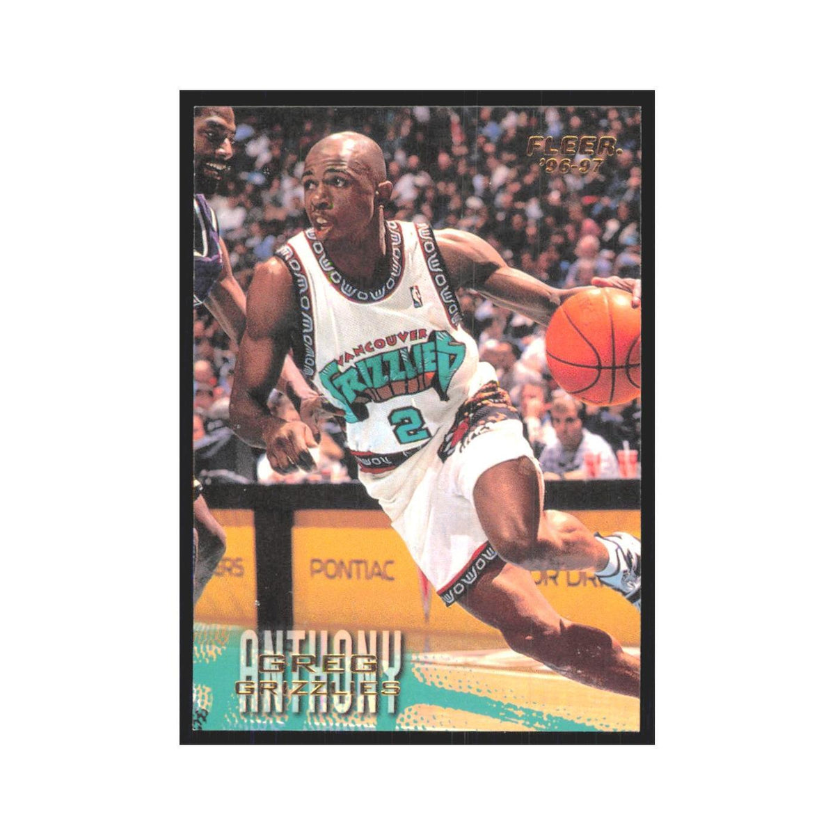 1996 Fleer Greg Anthony Vancouver Grizzlies #112