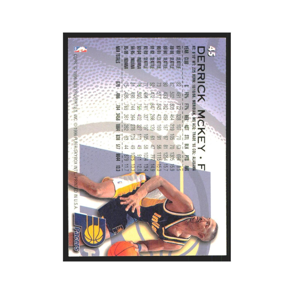 1996 Fleer Derrick McKey Pacers #45