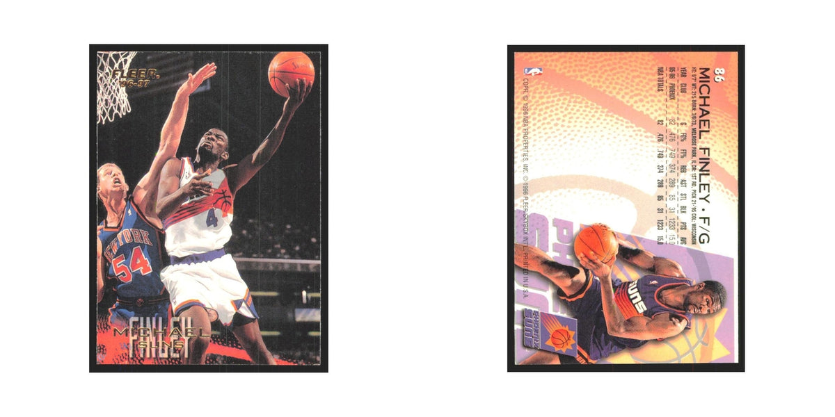 1996 Fleer Michael Finley Suns #86