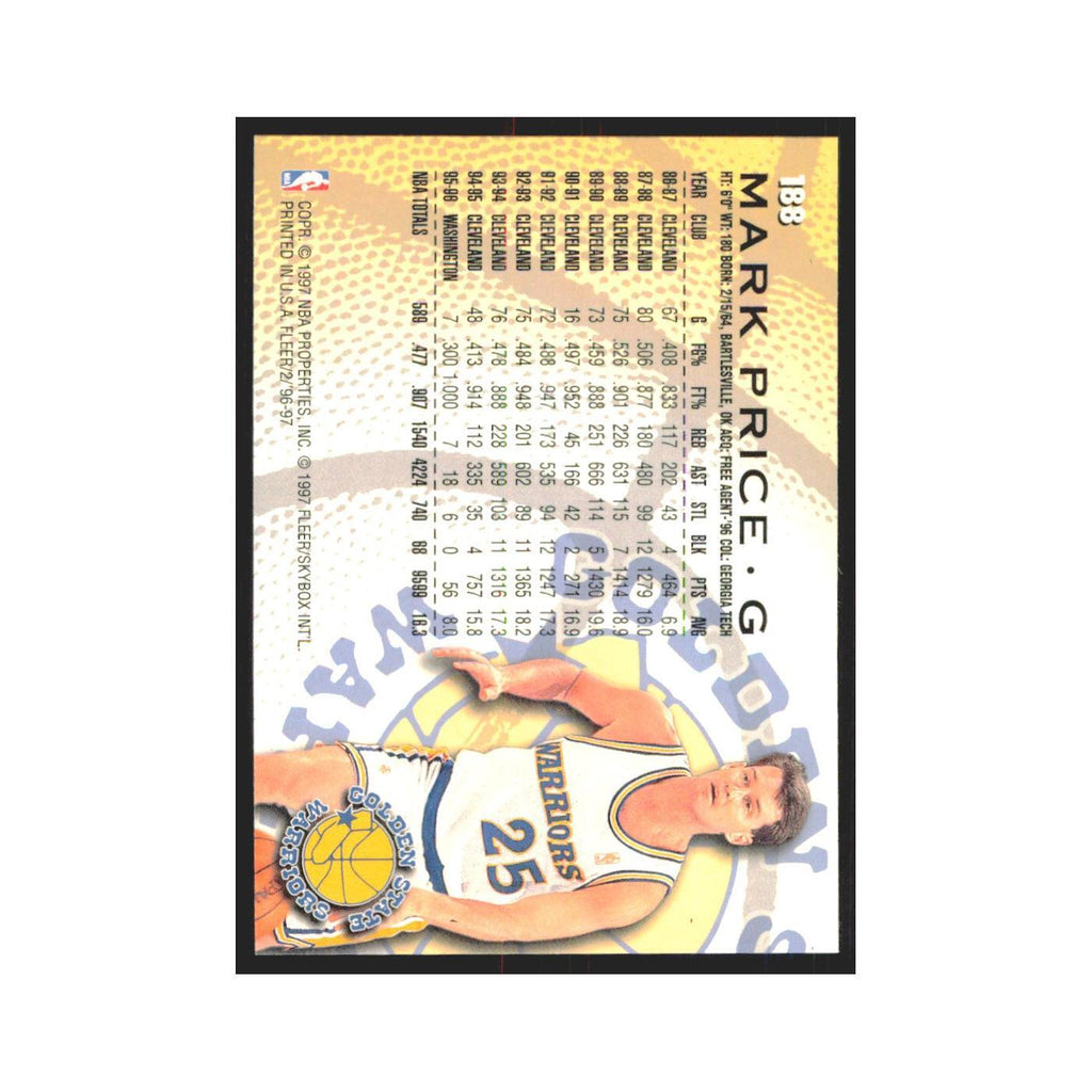 1996 Fleer Mark Price Golden State Warriors #188
