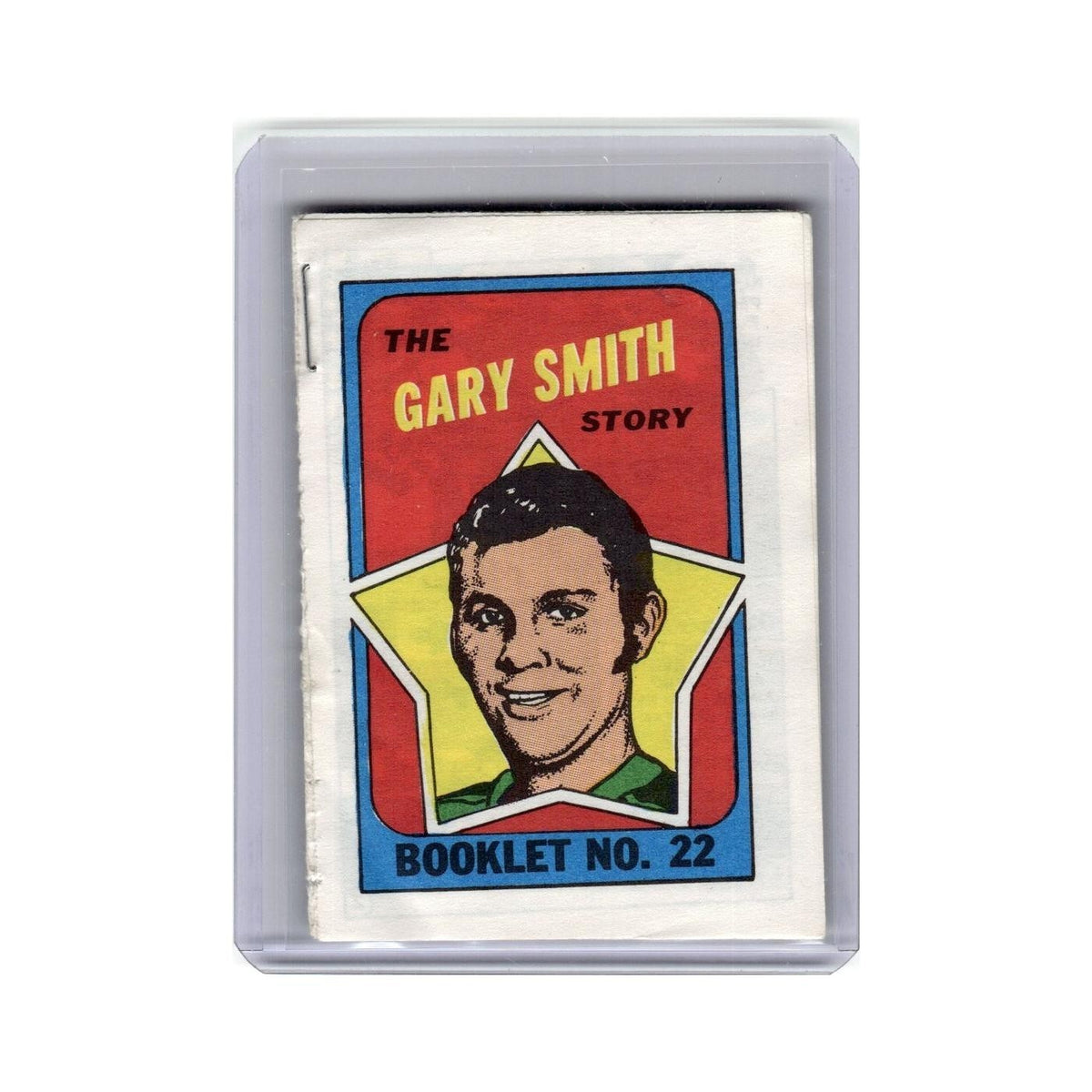 Gary Smith 1971 Topps Booklet (stapled) #22 Hockey Card Poor