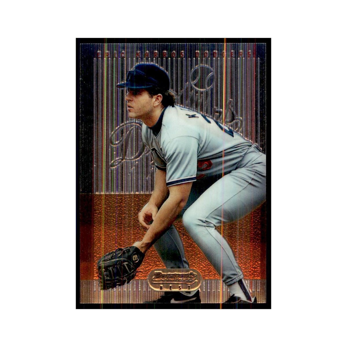 1995 Bowman's Best Eric Karros Baseball Cards #14