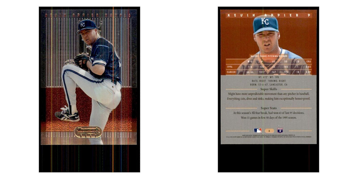1995 Bowman's Best Kevin Appier Baseball Cards #6