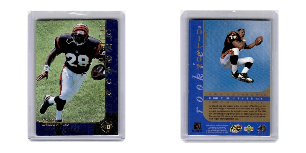 1997 Upper Deck UD3 Corey Dillon RC Bengals #19
