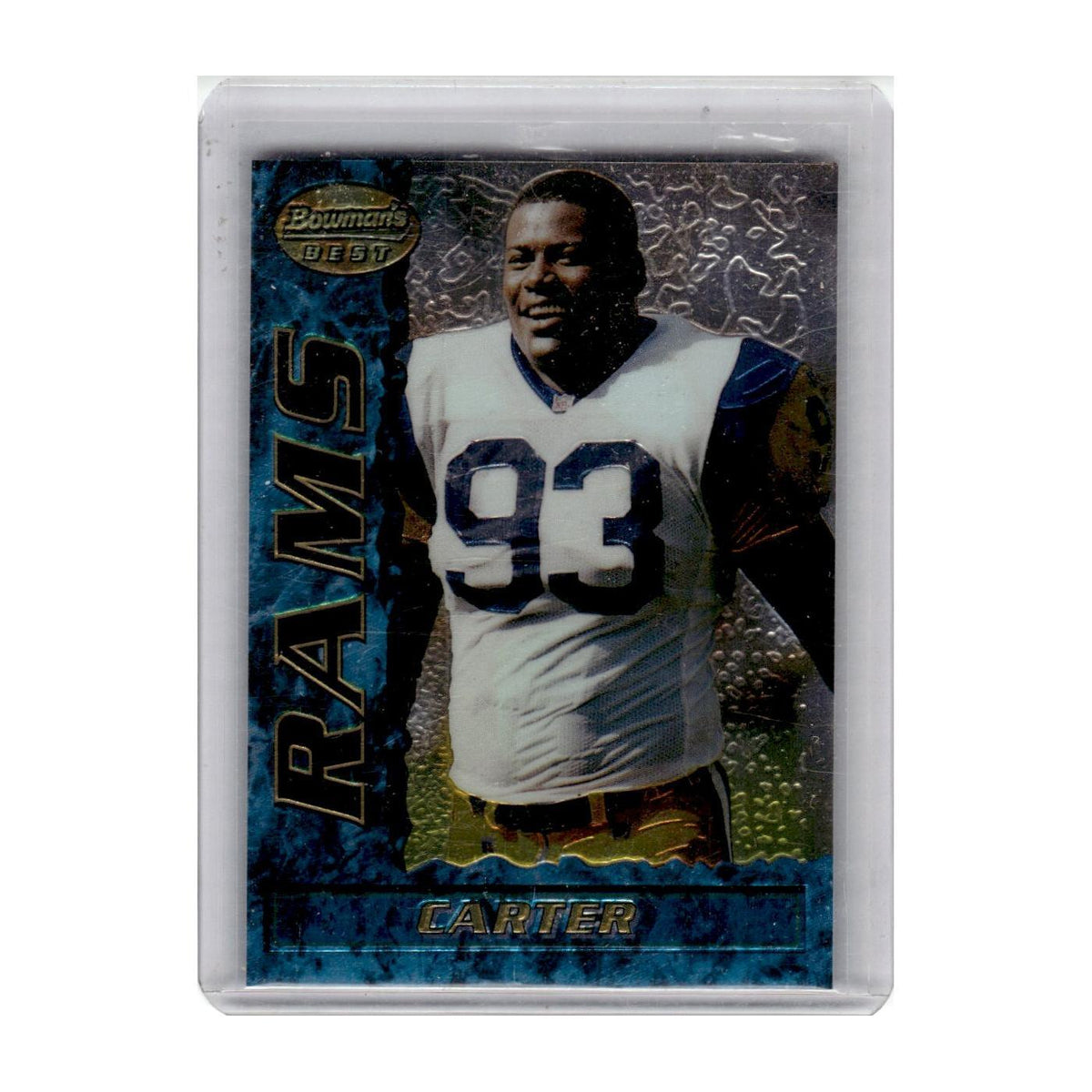 1995 Bowman's Best Kevin Carter St. Louis Rams #6