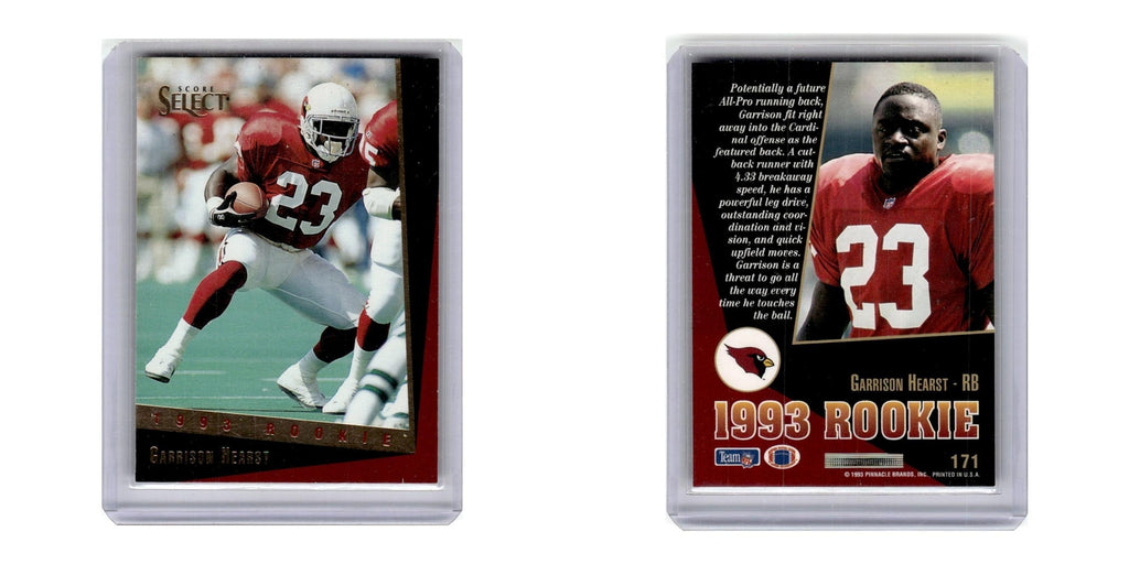 1993 Select Garrison Hearst RC Phoenix Cardinals #171