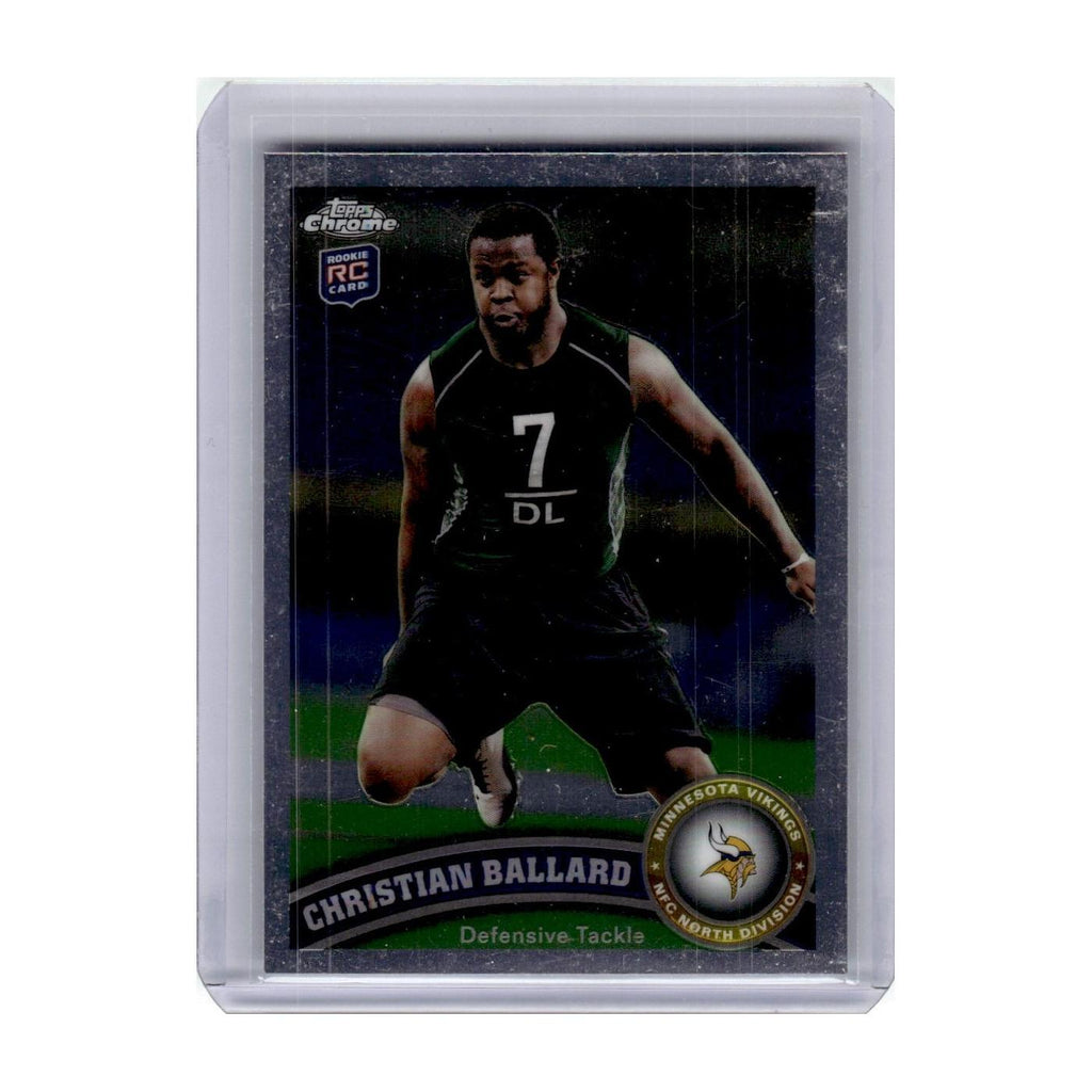 2011 Topps Chrome Christian Ballard RC Vikings #167