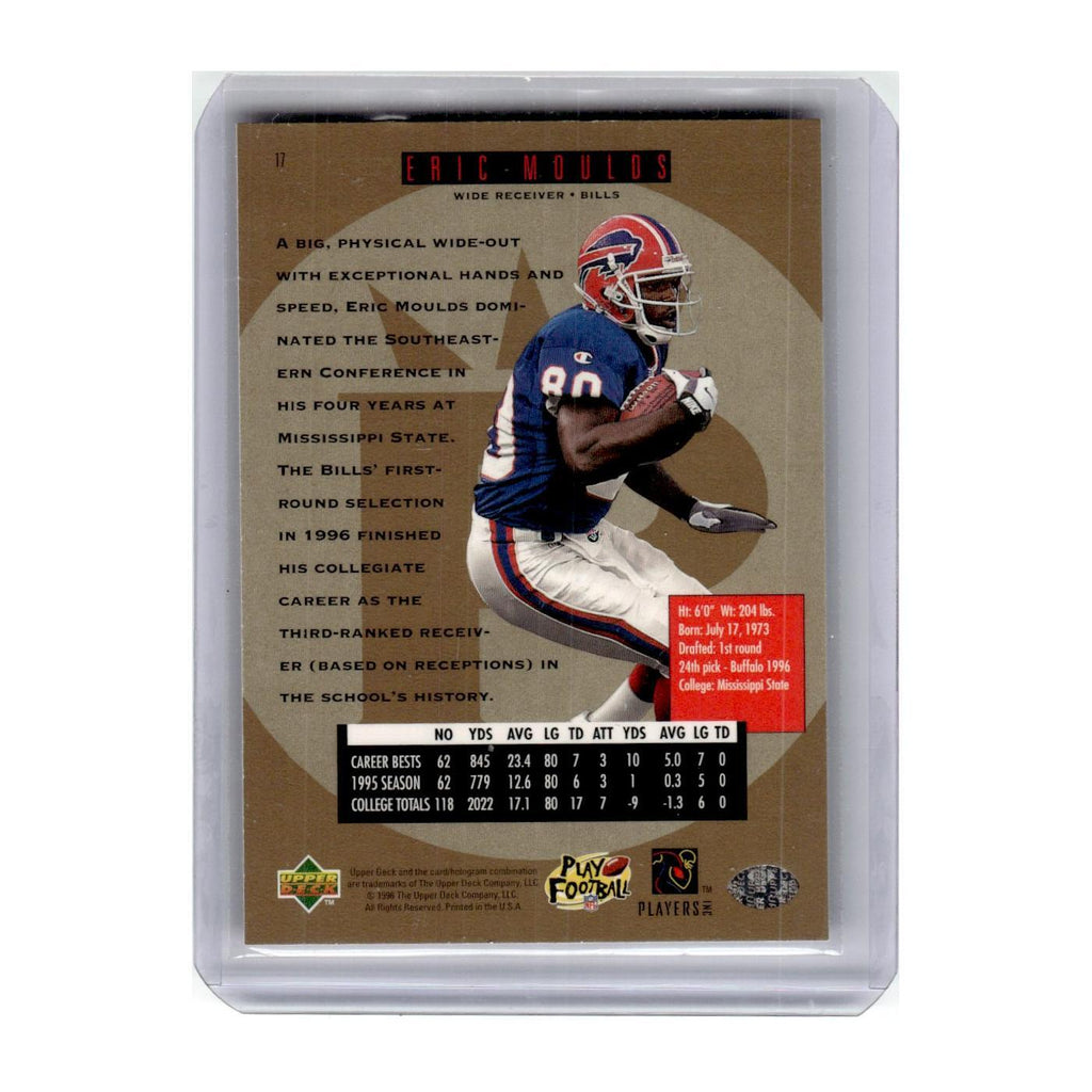 1996 SP Premier Prospects Eric Moulds Bills #17