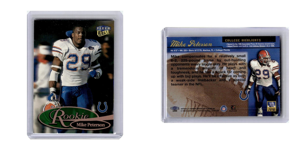 1999 Ultra Mike Peterson RC Colts #289R