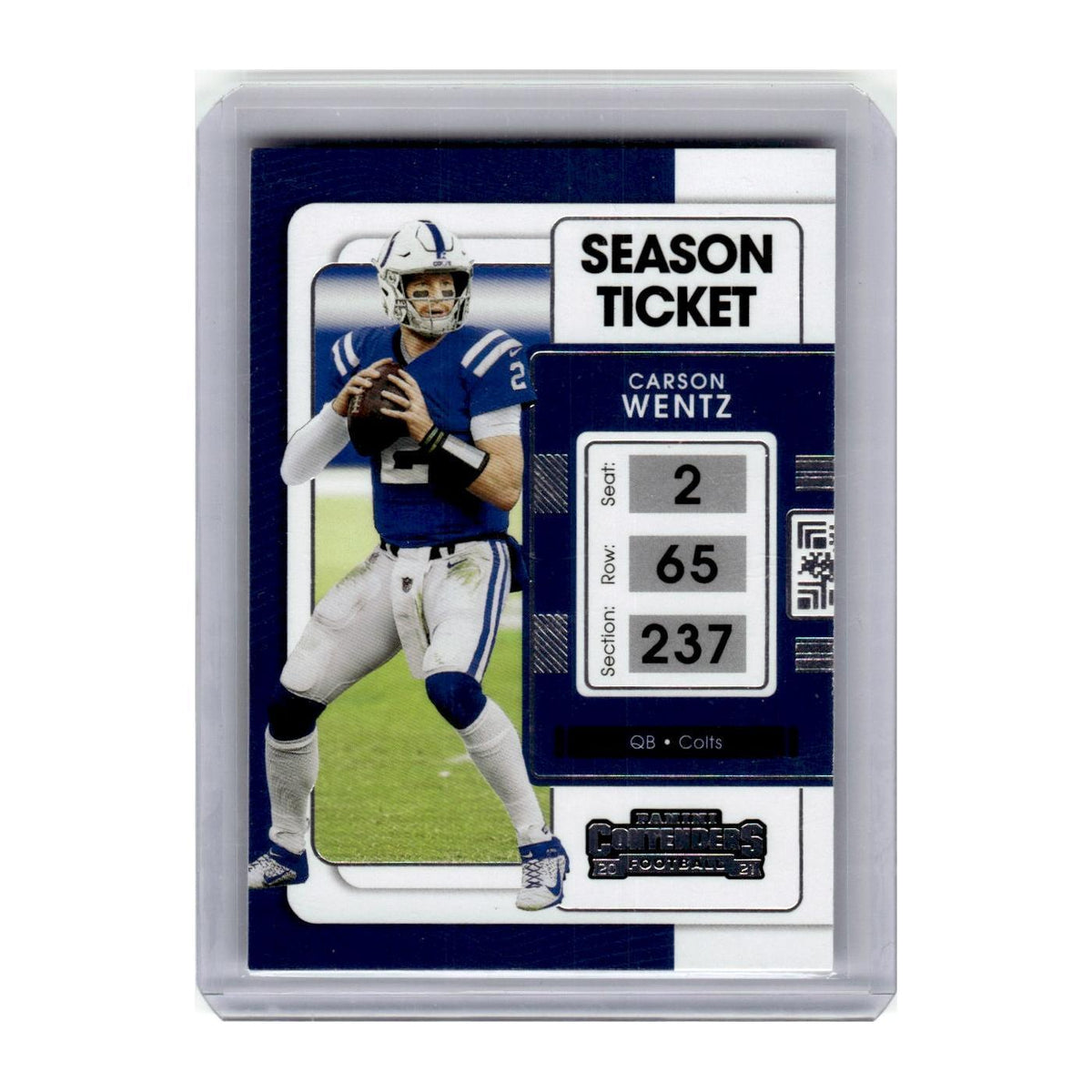2021 Panini Contenders Carson Wentz Colts #41