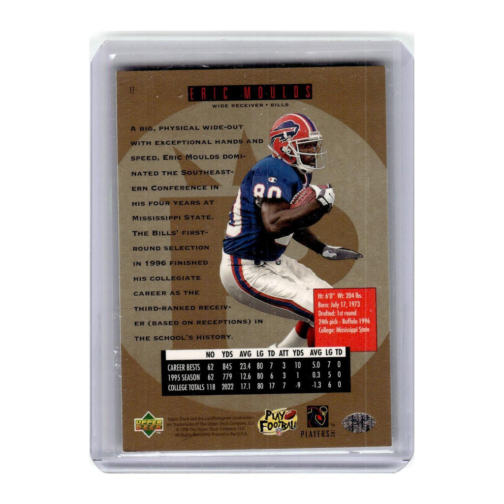 1996 SP Premier Prospects Eric Moulds Bills #17