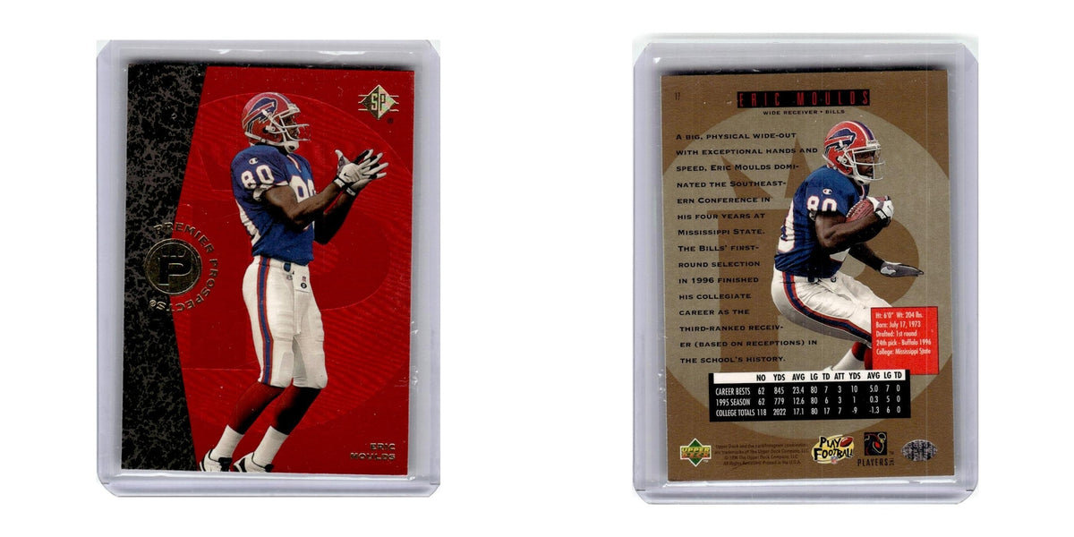 1996 SP Premier Prospects Eric Moulds Bills #17