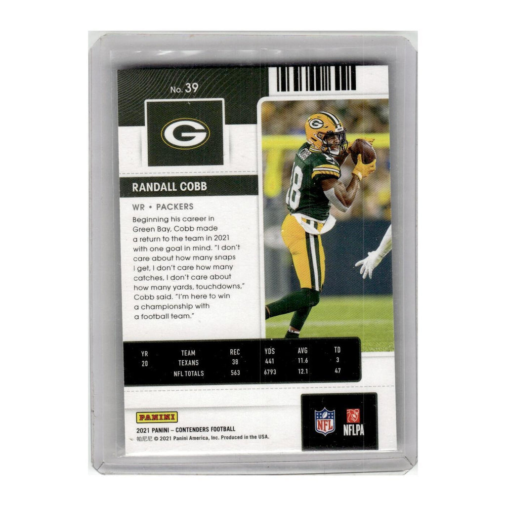2021 Panini Contenders Randall Cobb Packers #39