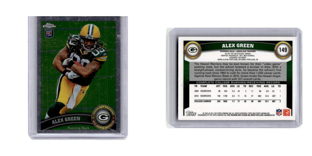 2011 Topps Chrome Alex Green RC Packers #149