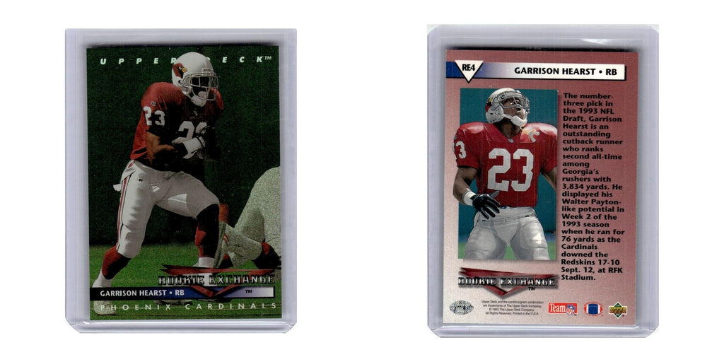1993 Upper Deck Rookie Exchange Garrison Hearst Phoenix Cardinals #RE4