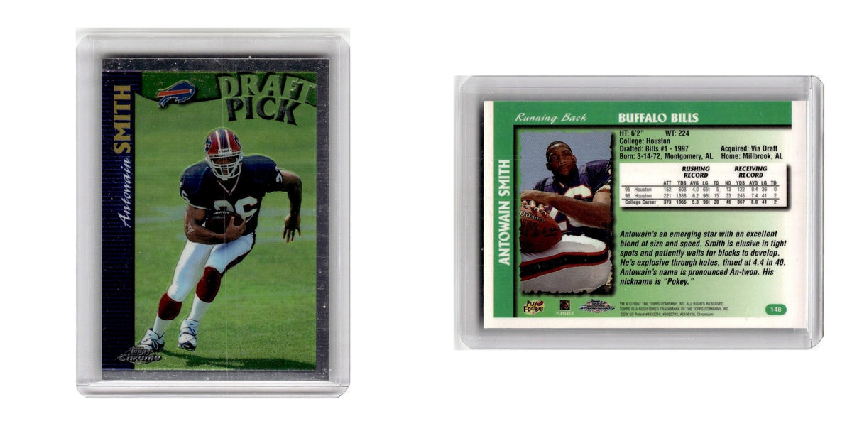 1997 Topps Chrome Antowain Smith Bills #148